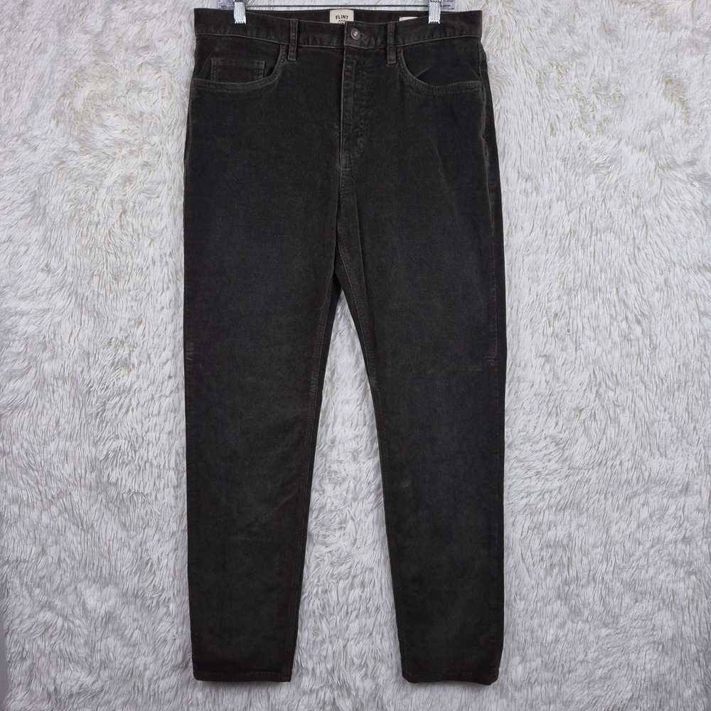 Flint and Tinder 365 Corduroy Tapered Fit Pants Dark Olive Green 33x32 Huckberry